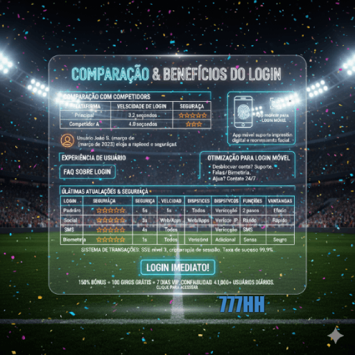 Figura 2 do login da 777HH